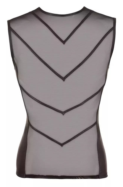 NEK vyriški marškinėliai S Matte Stretch Powernet Black Design