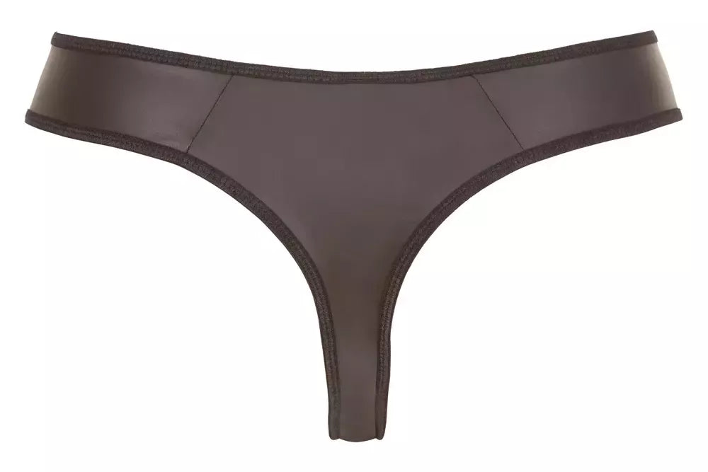 NEK vyriškos dirželio tipo kelnaitės (stringai) su neopreno efektu ir cirkonių detalėmis, XL dydis