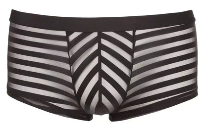 NEK vyriškos kelnaitės 2XL, pusiau permatomas dryžuotas tamprus audinys