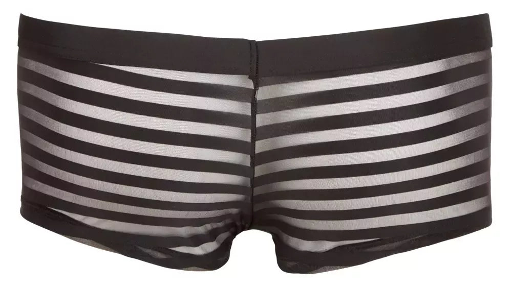 NEK vyriškos kelnaitės 2XL, pusiau permatomas dryžuotas tamprus audinys