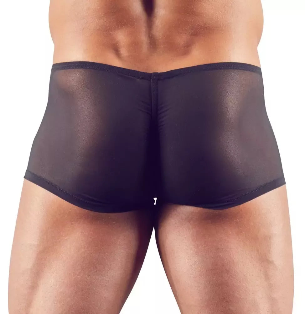 NEK vyriškos pusiau permatomos tamprės XL Black Comfort Fit