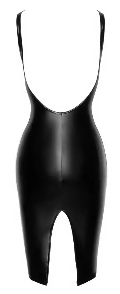 „Noir Handmade“ midi suknelė „Powerwetlook“, juoda, L dydis