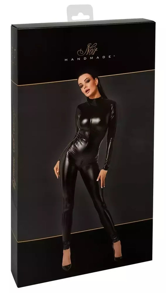 Noir Handmade Orgia Chimera Powerwetlook kombinezonas, juodas, M dydžio
