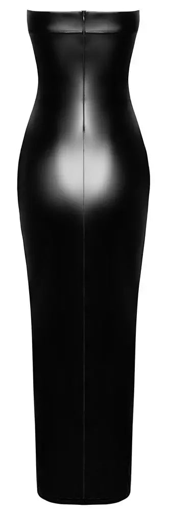 Noir Handmade Orgia ilga „powerwetlook“ suknelė, juoda, L dydis