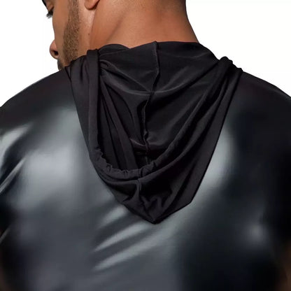 Noir Handmade Powernet užsegama striukės stiliaus palaidinė, juoda, L
