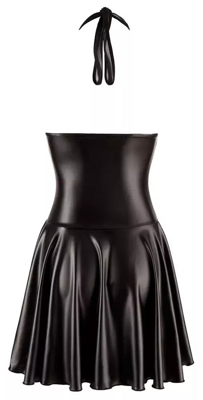 Noir Handmade suknelė S, dvipusis užtrauktukas, juoda, "Power Wet Look" ir vinilo apdaila