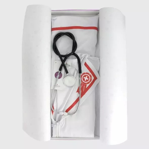 Obsessive Emergency Uniform Set S/M – slaugytojos stiliaus kostiumas, pilnas komplektas