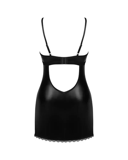 Obsessive Norides suknelė XL/2XL – Elegantiška juoda su nėriniais ir žvilgančia apdaila