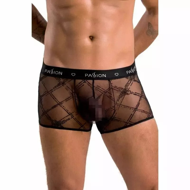 Passion James Short Black S/M – šiuolaikiški vyriški apatiniai, pagaminti ES
