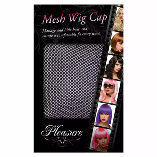 Pleasure Wigs Mesh Wig Cap, universalaus dydžio, kvėpuojanti, juoda