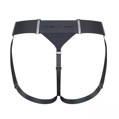 Strap-on-me Unique Harness pilki – reguliuojami mikropluošto diržai, vienas dydis