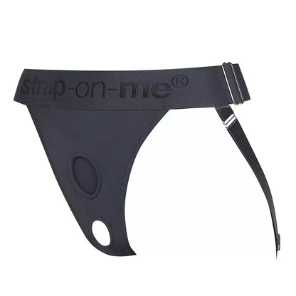 Strap-on-me Unique Harness pilki – reguliuojami mikropluošto diržai, vienas dydis