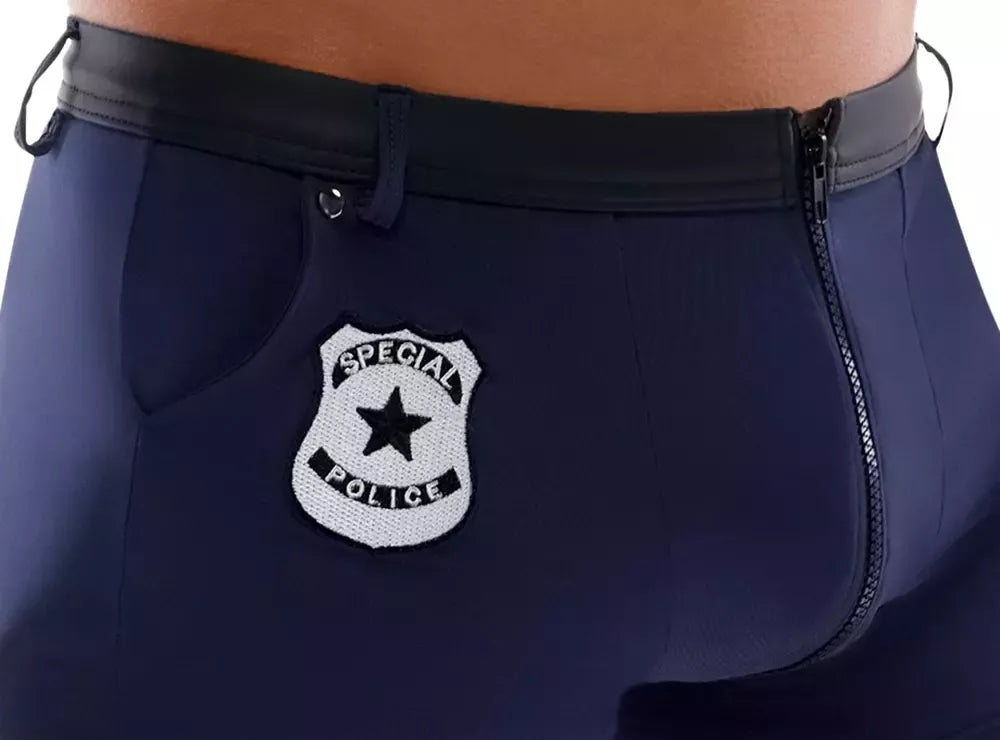 Svenjoyment Boxer Briefs Police Style tamsiai mėlynos spalvos, dydis M, patogaus prigludimo