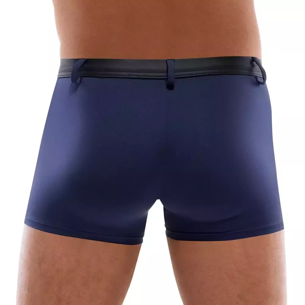 Svenjoyment Boxer Briefs Police Style tamsiai mėlynos spalvos, dydis M, patogaus prigludimo