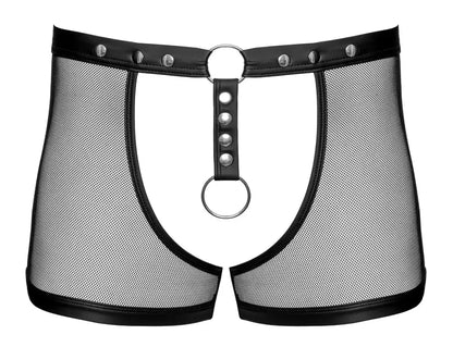 Svenjoyment Jock XL permatomos tinklinės ir „wetlook“ tipo reguliuojamos vyriškos kelnaitės