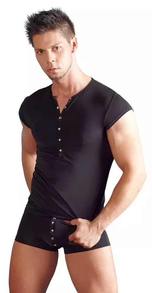 Svenjoyment Men’s Pants M juodos spalvos pusiau permatomos kelnės su spaudėmis
