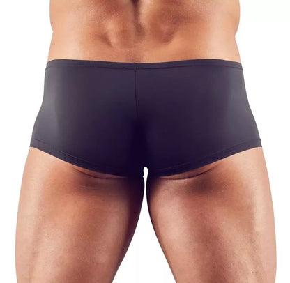Svenjoyment Men’s Pants M juodos spalvos pusiau permatomos kelnės su spaudėmis