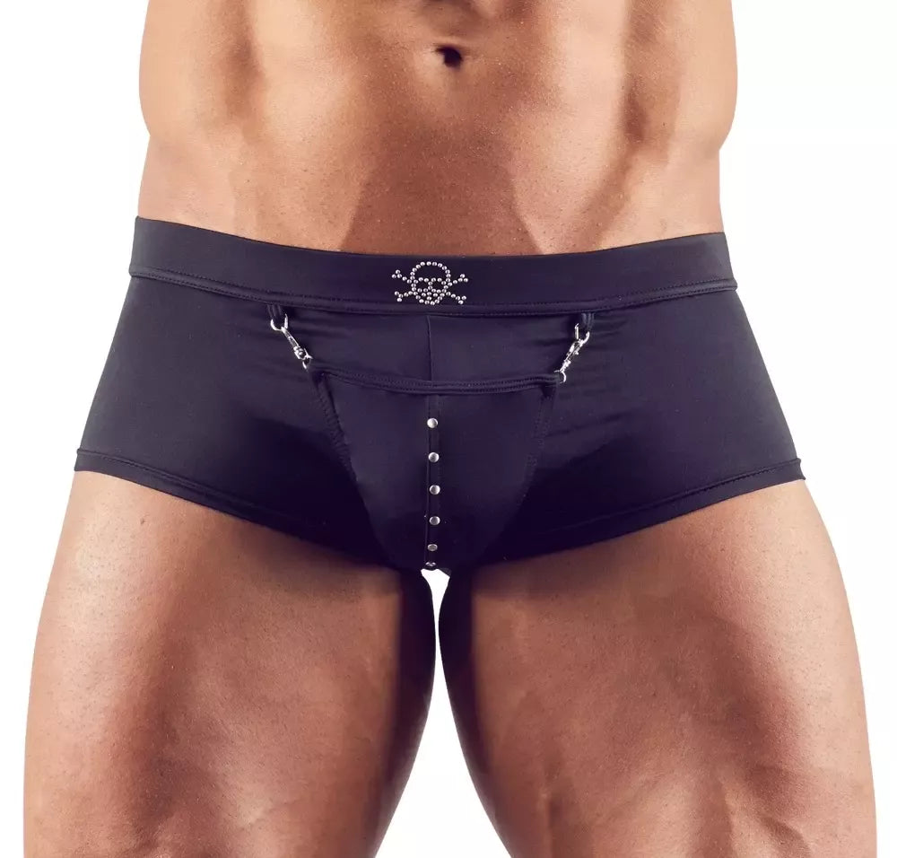 Svenjoyment Pirate Pants 2XL su dekoratyvine kaukole ir skyreliu su segtukais