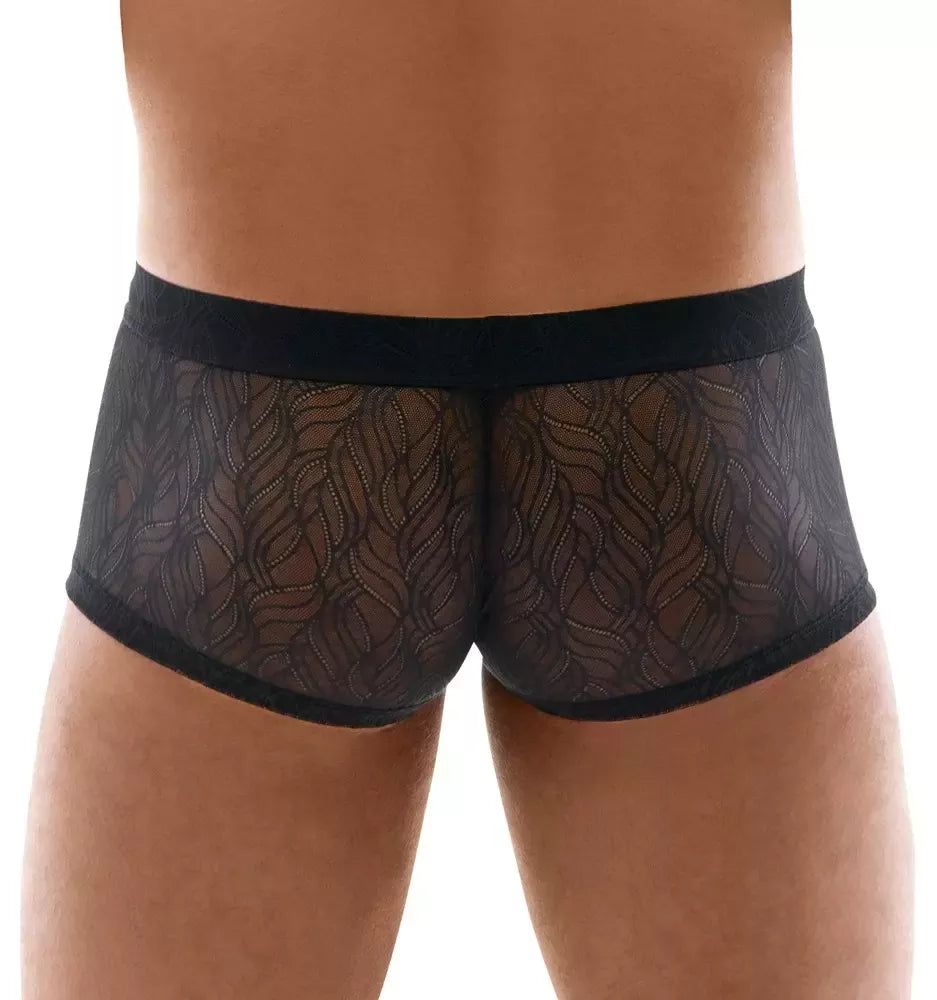 „Svenjoyment Stretch Lace“ M dydžio kelnaitės – minkštas, permatomas vyriškas apatinis trikotažas