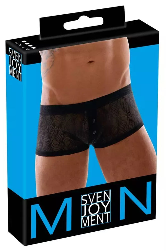 „Svenjoyment Stretch Lace“ M dydžio kelnaitės – minkštas, permatomas vyriškas apatinis trikotažas