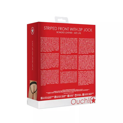 Svenjoyment vyriškas odinis dirželis su priekiniu užtrauktuku, juodas, L/XL