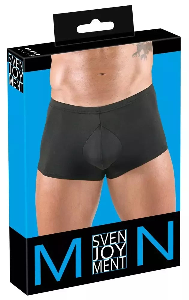 Svenjoyment vyriškos paminkštintos aptemptos mikropluošto kelnaitės juodos L