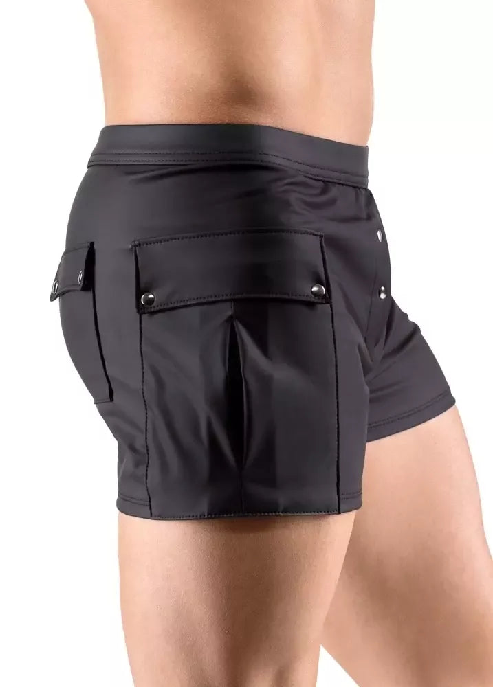 Svenjoyment Worker Style Shorts juodi L dydžio su funkcinėmis kišenėmis
