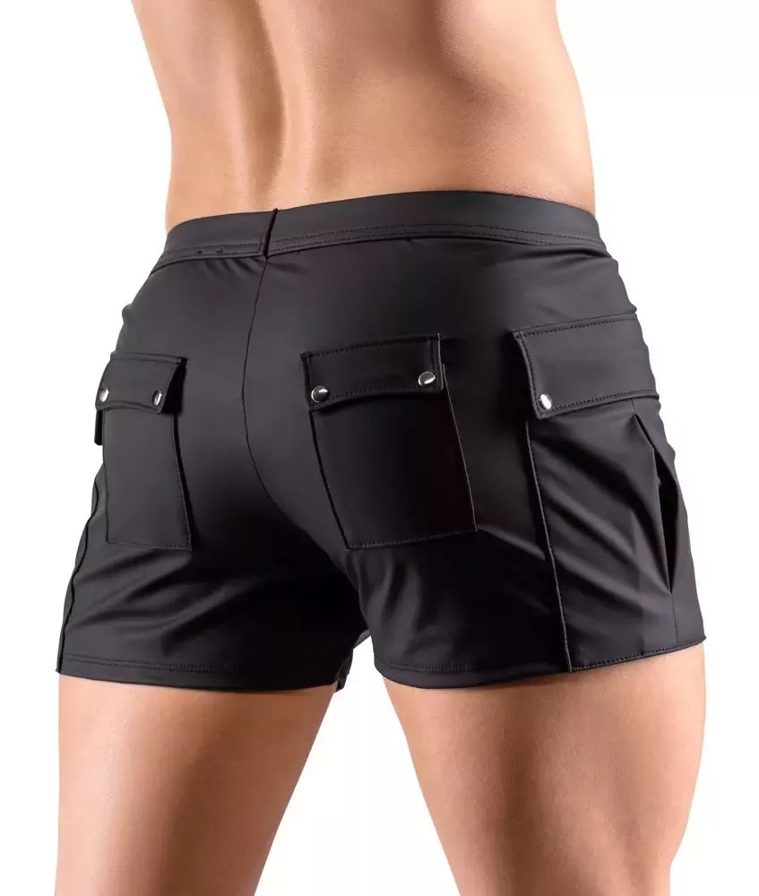 Svenjoyment Worker Style Shorts juodi L dydžio su funkcinėmis kišenėmis