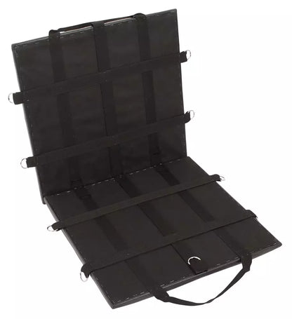 You2Toys Bondage Board Set – sulankstoma sistema su priedais, juoda, 120 cm